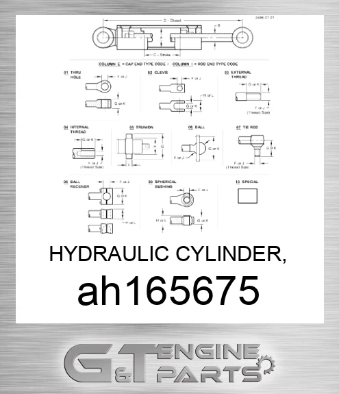 AH165675 Arm Cylinder