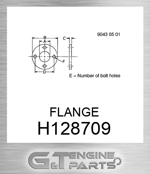 H128709 FLANGE