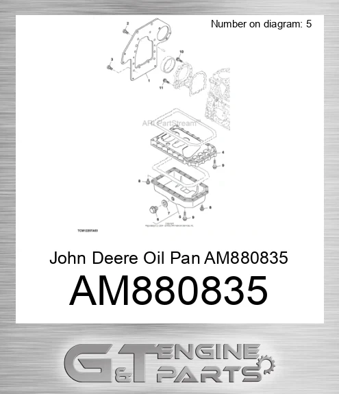 AM880835 Oil Pan