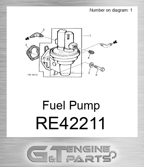 RE42211 Fuel Pump
