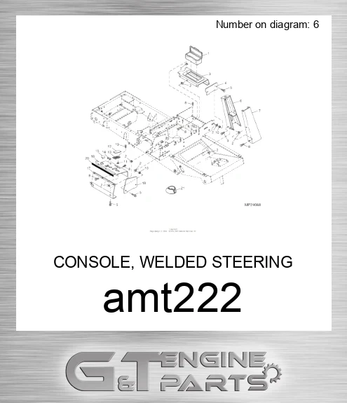 AMT222 CONSOLE, WELDED STEERING