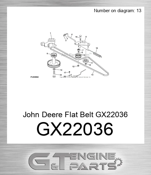 GX22036 Flat Belt