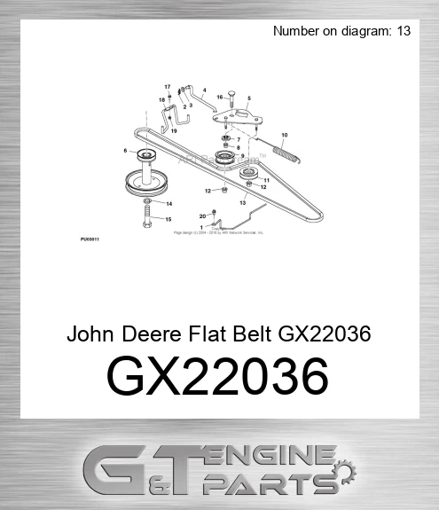 GX22036 Flat Belt