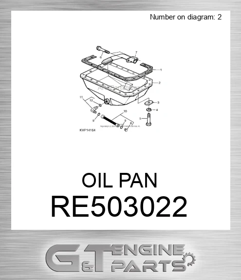 RE503022 OIL PAN