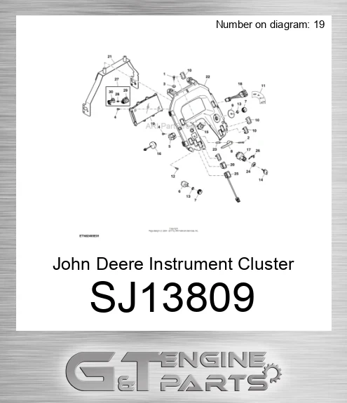 SJ13809 Instrument Cluster