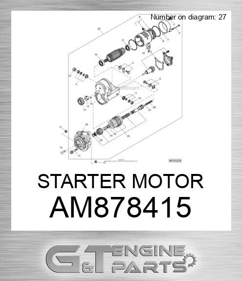 AM878415 STARTER MOTOR