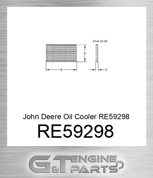 RE59298 Oil Cooler