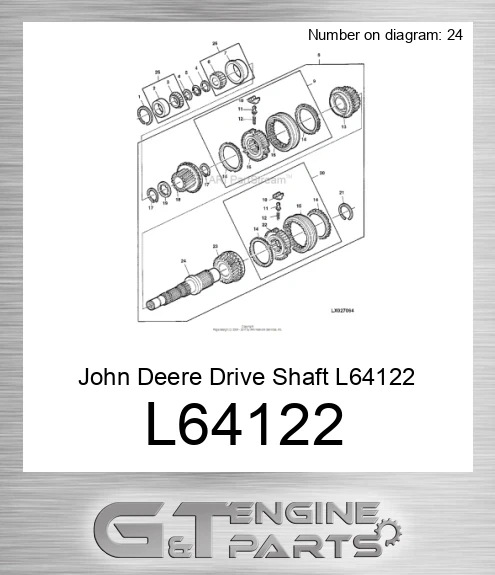 L64122 Drive Shaft