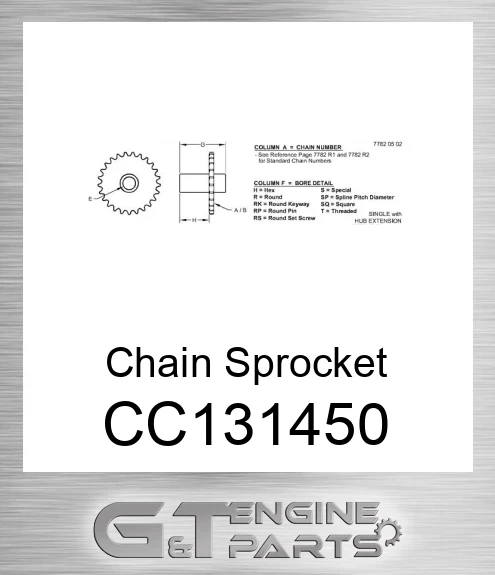 CC131450 Chain Sprocket