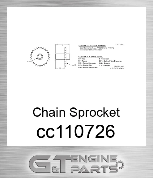 CC110726 Chain Sprocket