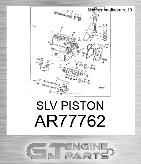 AR77762 SLV PISTON