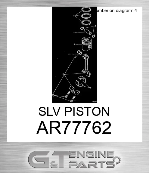 AR77762 SLV PISTON