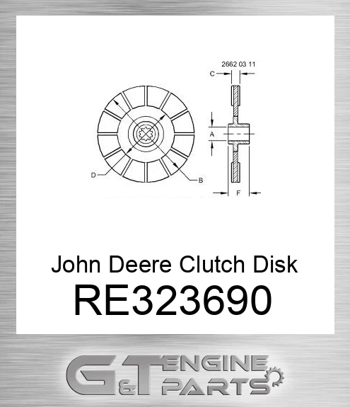 RE323690 Clutch Disk