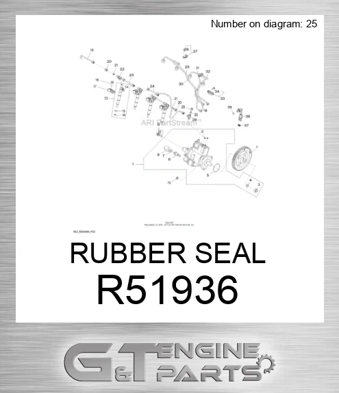 R51936 RUBBER SEAL