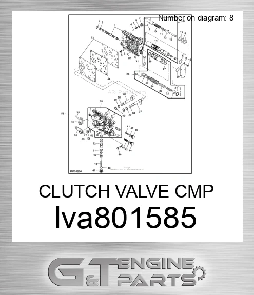 LVA801585 CLUTCH VALVE CMP