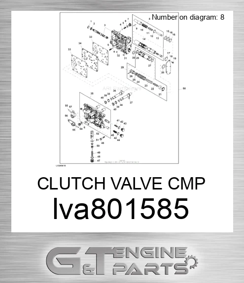 LVA801585 CLUTCH VALVE CMP