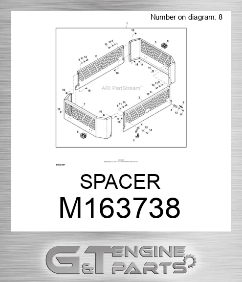 M163738 SPACER