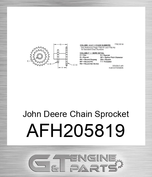 AFH205819 Chain Sprocket