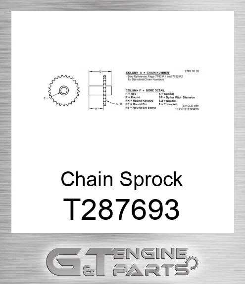 T287693 Chain Sprock