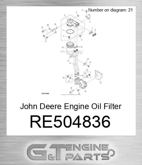 re504836 Engine Oil Filter