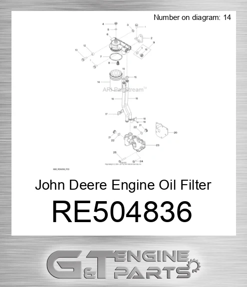 re504836 Engine Oil Filter