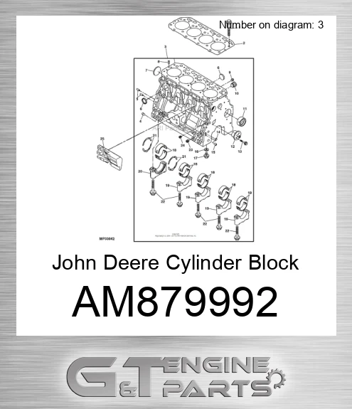 AM879992 Cylinder Block