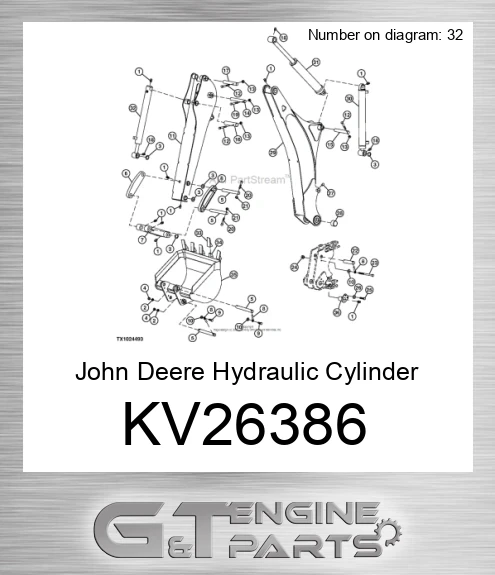 KV26386 Hydraulic Cylinder