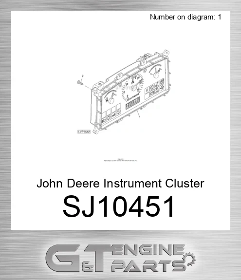 SJ10451 Instrument Cluster