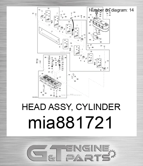 MIA881721 HEAD ASSY, CYLINDER