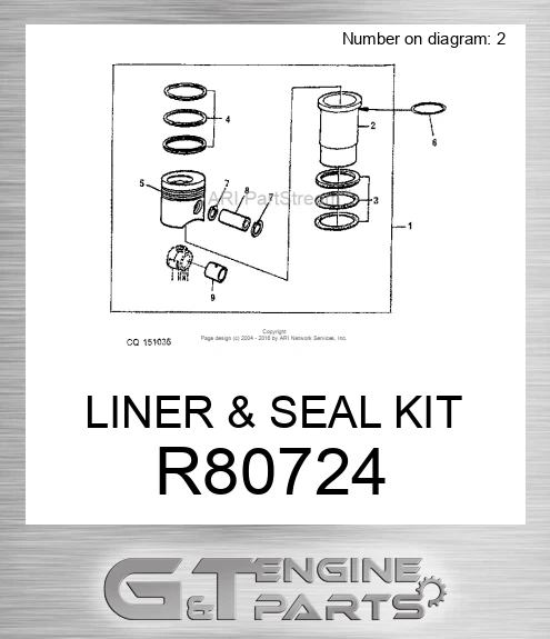 R80724 LINER & SEAL KIT