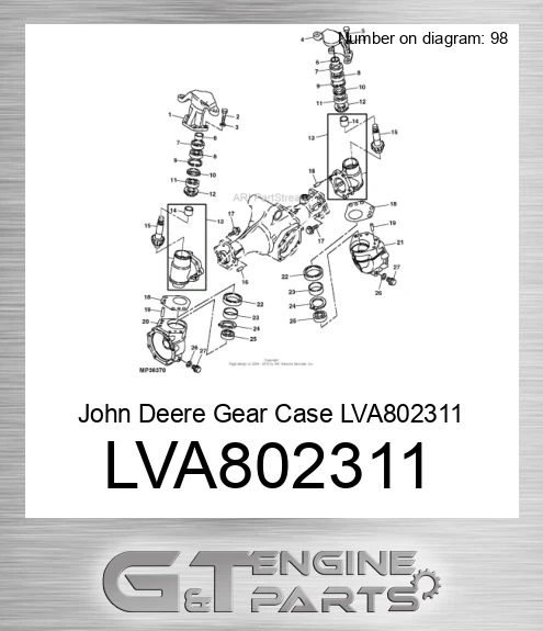 LVA802311 Gear Case
