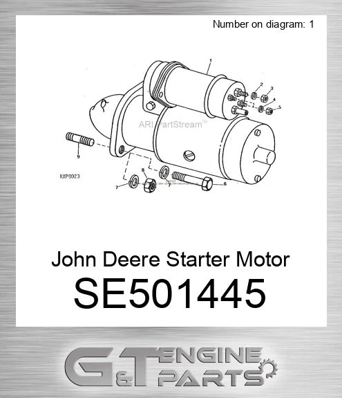 SE501445 Starter Motor Reman