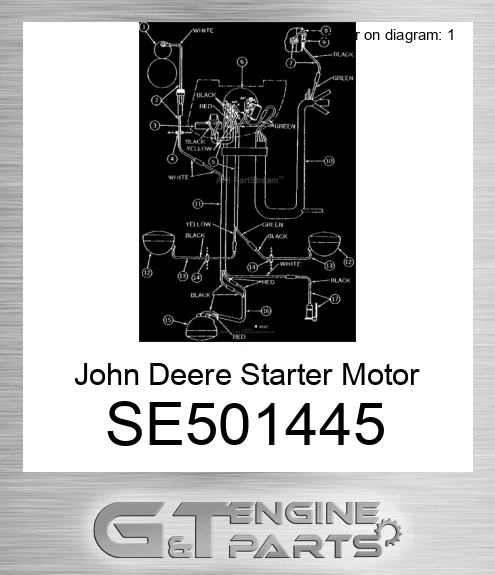 SE501445 Starter Motor Reman