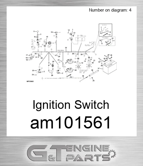 AM101561 Ignition Switch