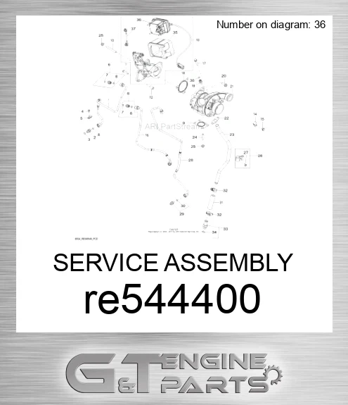 RE544400 SERVICE ASSEMBLY