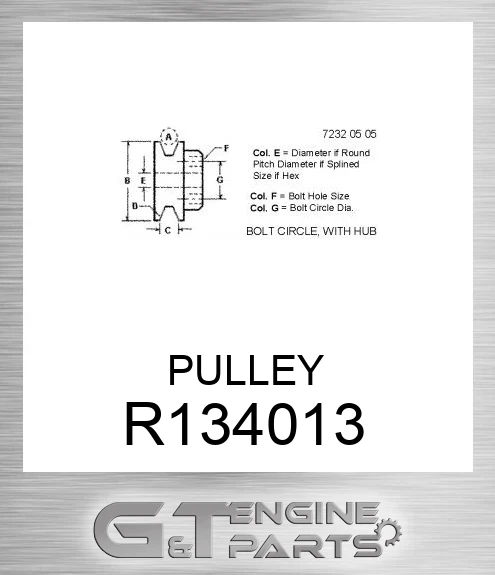R134013 PULLEY