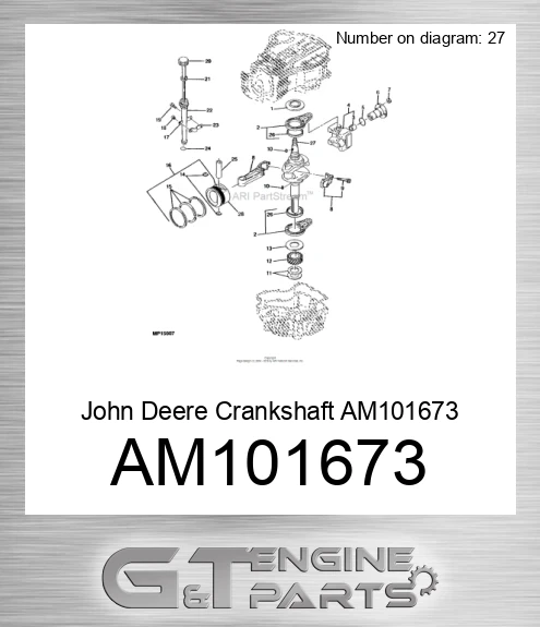 AM101673 Crankshaft