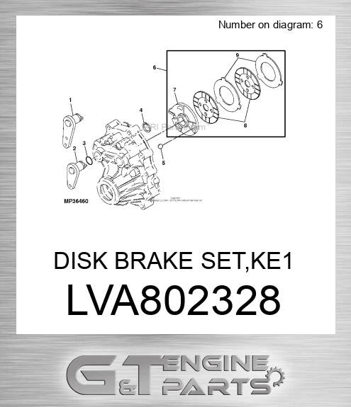 LVA802328 DISK BRAKE SET,KE1
