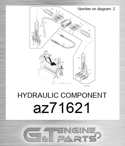 AZ71621 HYDRAULIC COMPONENT