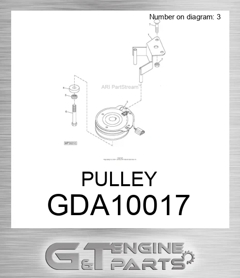 GDA10017 PULLEY
