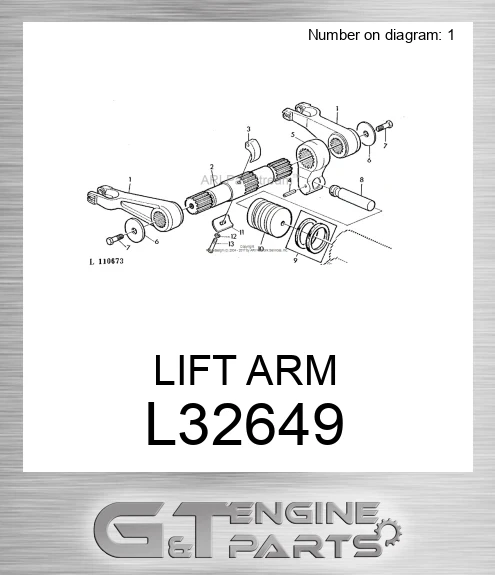 L32649 LIFT ARM
