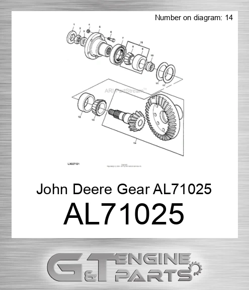 AL71025 Gear