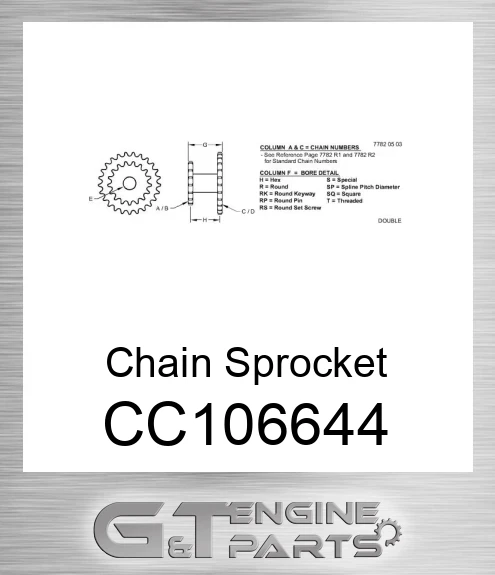 CC106644 Chain Sprocket