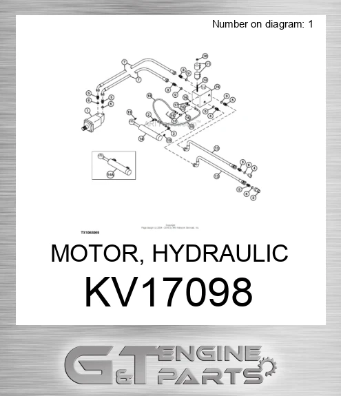 KV17098 MOTOR, HYDRAULIC