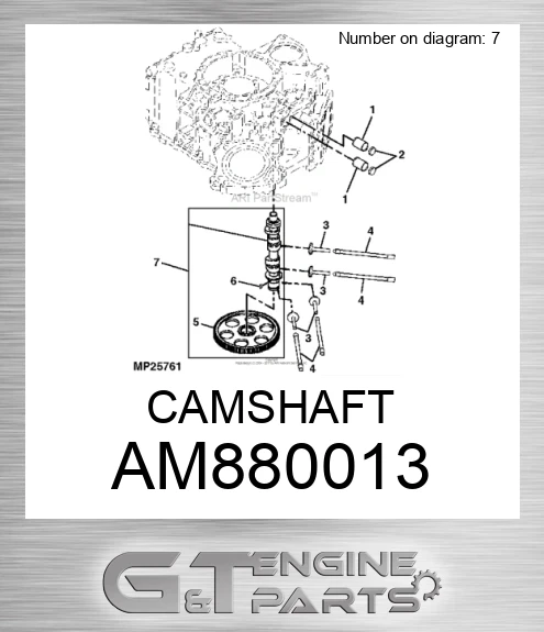 AM880013 CAMSHAFT