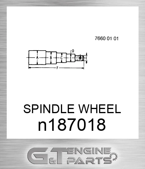N187018 SPINDLE WHEEL