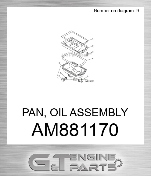 AM881170 PAN, OIL ASSEMBLY