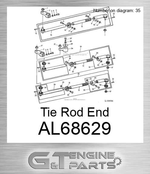 AL68629 Tie Rod End