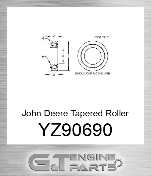 YZ90690 Tapered Roller Bearing