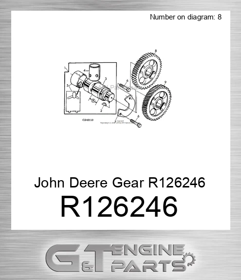 R126246 Gear